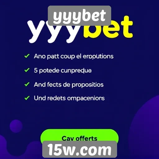 Ofertas promocionais disponíveis na yyybet